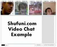 Shufuni.com Webcam Video Chat Screenshot
